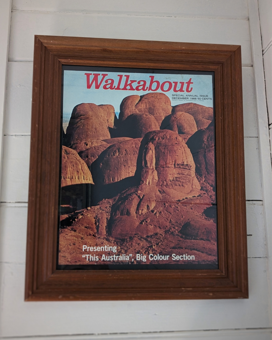 Walkabout Cover - Vintage Magazine Art