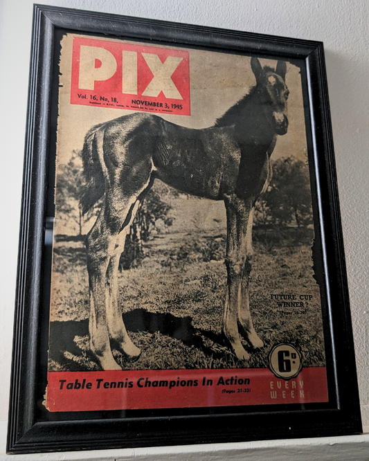 PIX Cover 1945 - Vintage Magazine Art