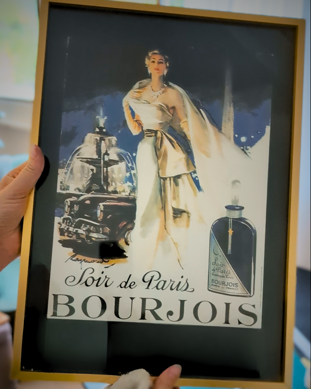 Paris Vintage Poster - Custom Framing Service